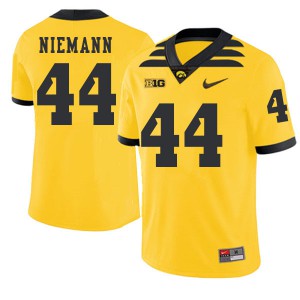 Men Iowa Hawkeyes Ben Niemann #44 Gold Player 2019 Alternate Jersey 931698-669
