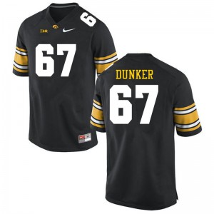 Men Iowa Hawkeyes Gennings Dunker #67 Black Official Jersey 569404-241