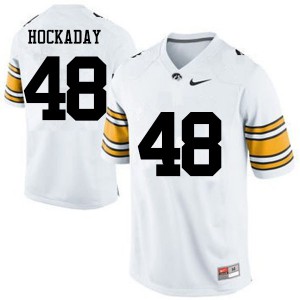 Men Iowa Hawkeyes Jack Hockaday #48 White Stitch Jersey 113969-139