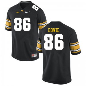 Mens Iowa Hawkeyes Jeff Bowie #86 High School Black Jerseys 976351-658