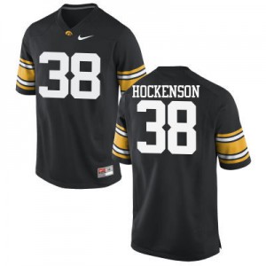 Men Iowa Hawkeyes T.J. Hockenson #38 Black Player Jersey 806446-442