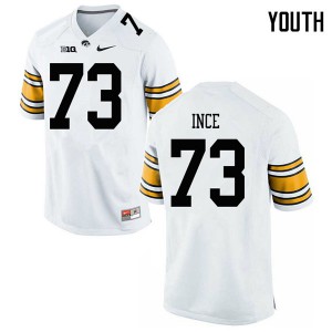 Youth Iowa Hawkeyes Cody Ince #73 College White Jersey 992072-892