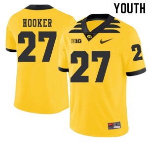 Youth Iowa Hawkeyes Amani Hooker #27 Official Gold 2019 Alternate Jerseys 639627-359