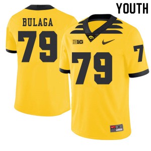 Youth Iowa Hawkeyes Bryan Bulaga #79 Official 2019 Alternate Gold Jerseys 652856-227