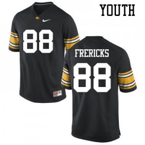Youth Iowa Hawkeyes Jackson Frericks #88 Stitched Black Jerseys 322281-937