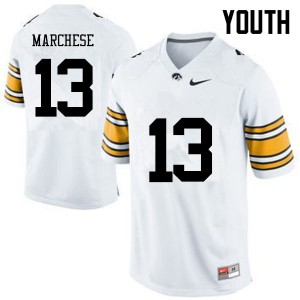 Youth Iowa Hawkeyes Henry Marchese #13 Embroidery White Jerseys 591899-369